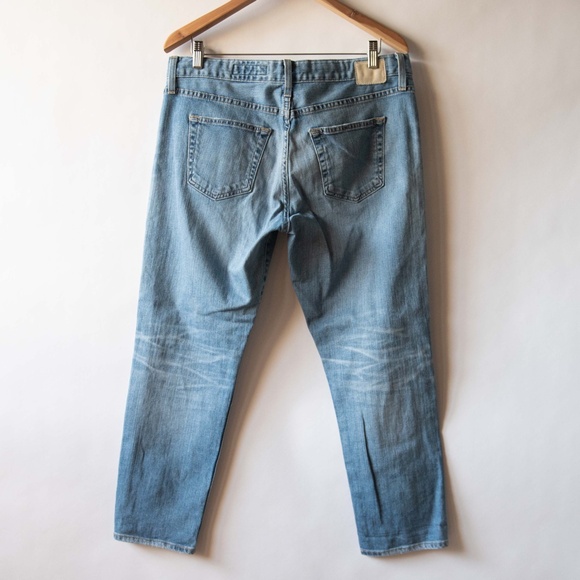 Ag Adriano Goldschmied Sexy Ex Boyfriend Slim Jeans Torn Knees - Picture 6 of 11